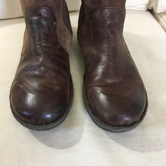 Born Weyfer In Tabacco Leather Boots - Picture 4 of 13